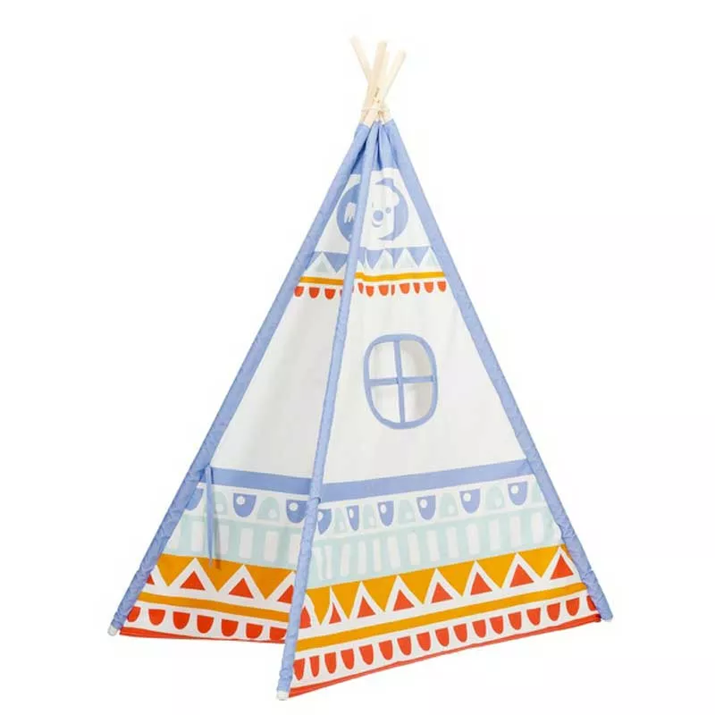 Children's Indian tent Classic World - Teepee blue