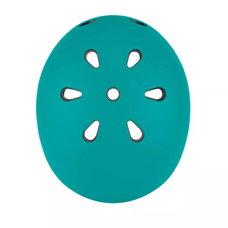 Детска каска за колело и тротинетка Globber XXS/XS (45-51cm) - синьо-зелена
