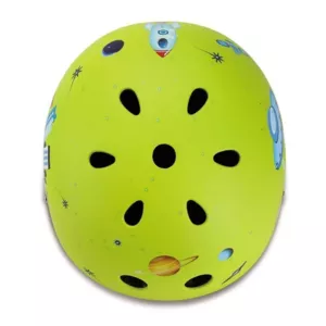 Child helmet for bike and scooter, Green