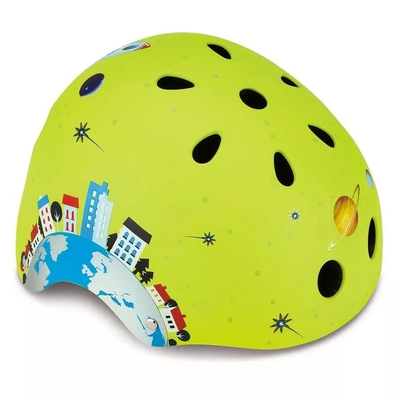 Child helmet for bike and scooter, Green