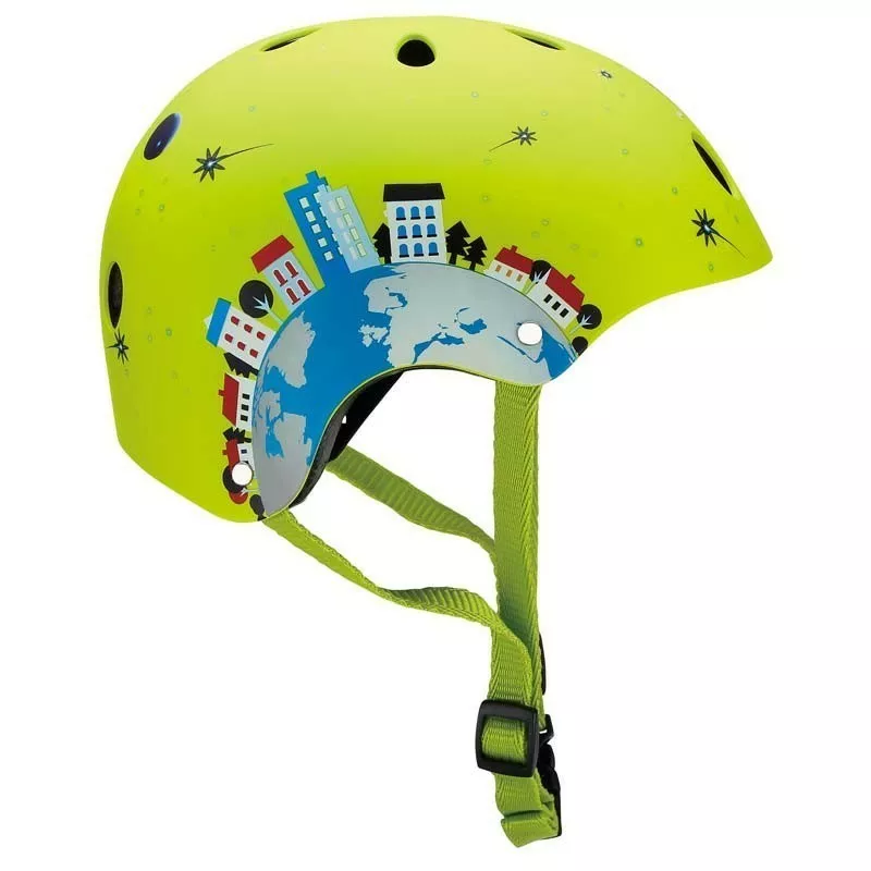 Child helmet for bike and scooter, Green