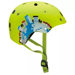 Child helmet for bike and scooter, Green