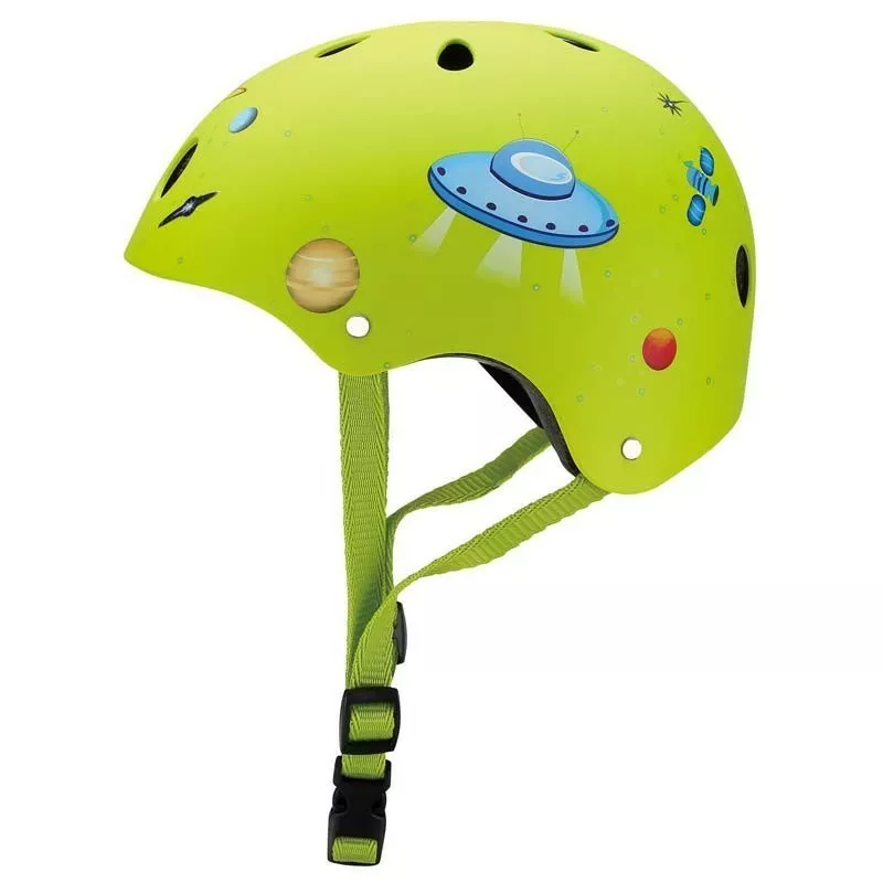 Child helmet for bike and scooter, Green