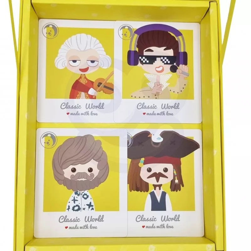 Children's magnetic game with a boy - different professions