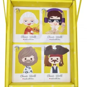 Children's magnetic game with a boy - different professions