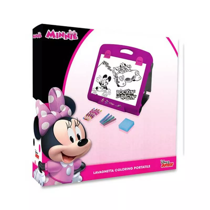 Children's portable drawing board with coloring accessories "Mini Mouse" - 15 pieces