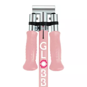 Child foldable scooter with two light-up wheels Globber Flow Foldable Junior Lights - pink