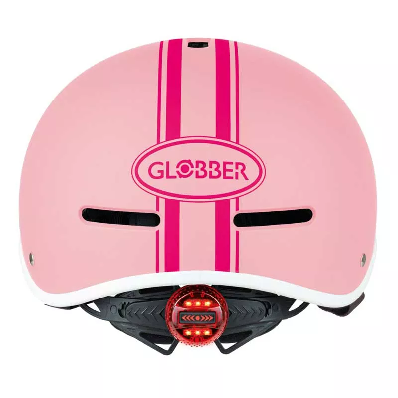 Children's light-up helmet Globber Master XS/S (47-51cm), pastel pink