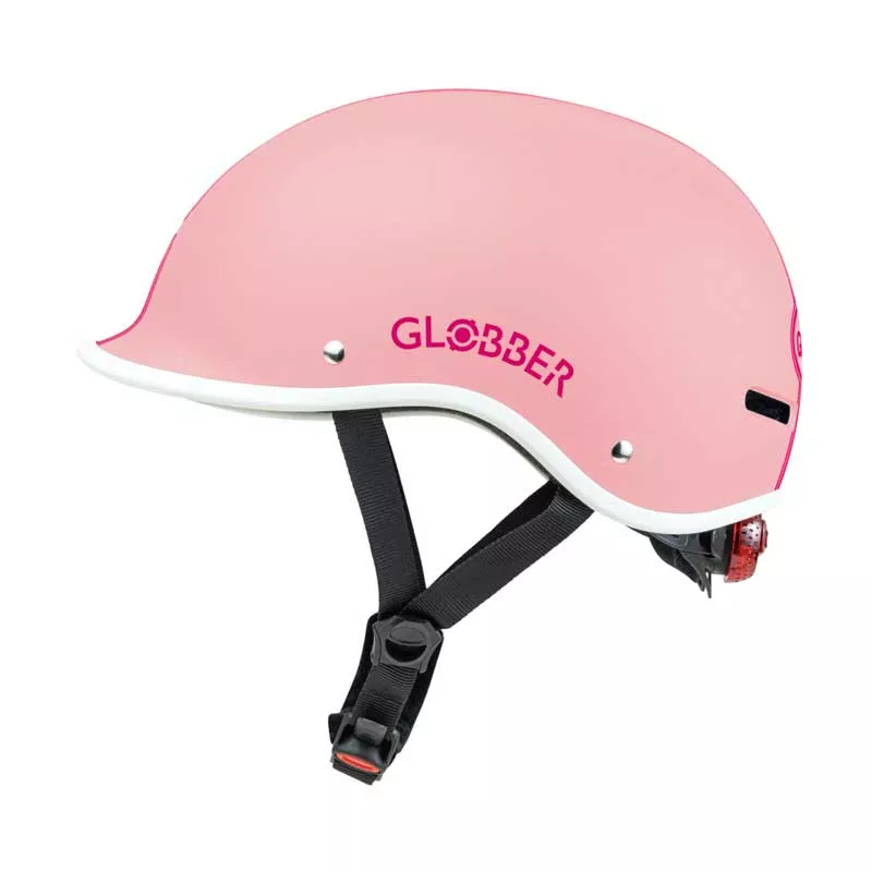 Children's light-up helmet Globber Master XS/S (47-51cm), pastel pink