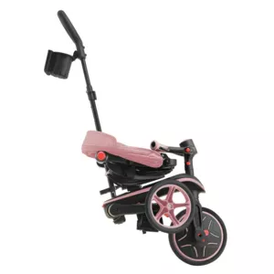 Children's tricycle 4 in 1 GLOBBER EXPLORER TRIKE FOLDABLE, foldable, pink color