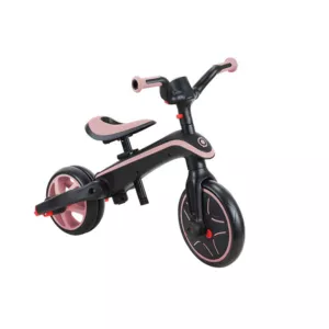 Children's tricycle 4 in 1 GLOBBER EXPLORER TRIKE FOLDABLE, foldable, pink color