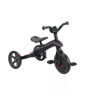Children's tricycle 4 in 1 GLOBBER EXPLORER TRIKE FOLDABLE, foldable, gray-black color