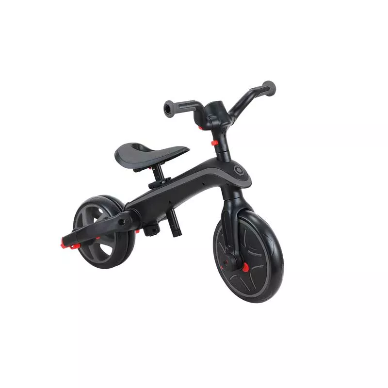 Children's tricycle 4 in 1 GLOBBER EXPLORER TRIKE FOLDABLE, foldable, gray-black color