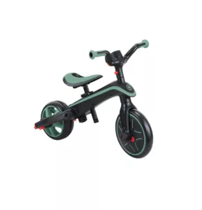 Children's 4 in 1 tricycle GLOBBER EXPLORER TRIKE FOLDABLE, foldable, color olive