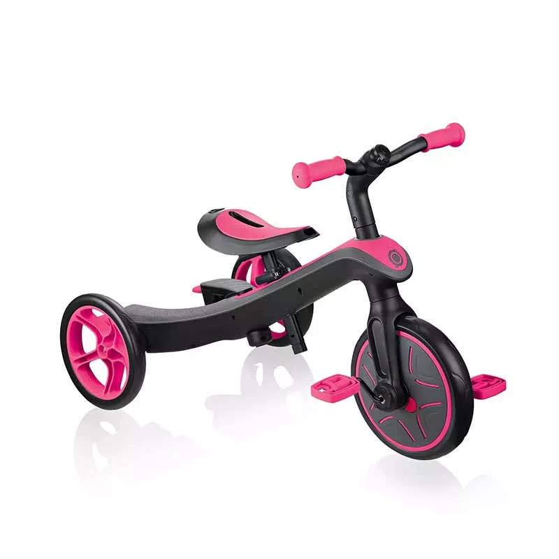 Children's 4-in-1 Globber Trike Explorer, pink