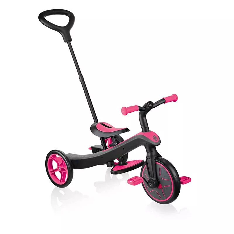 Children's 4-in-1 Globber Trike Explorer, pink