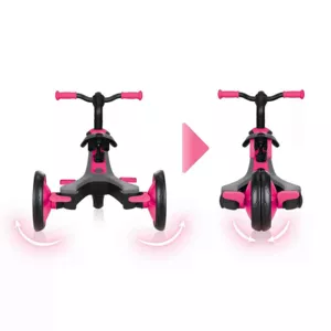 Children's 4-in-1 Globber Trike Explorer, pink