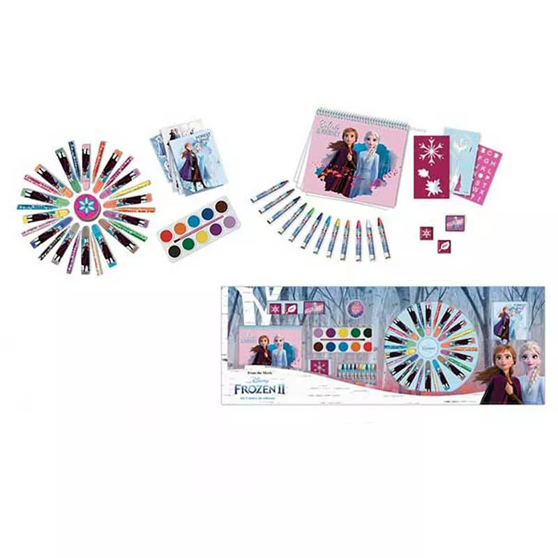 Children's art set "Frozen Kingdom" - 45 pieces, 100 cm.