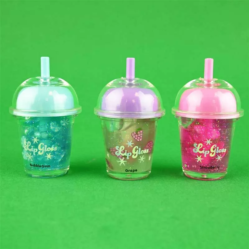 Children's lip balm "Milkshake" 3 pieces, different flavors