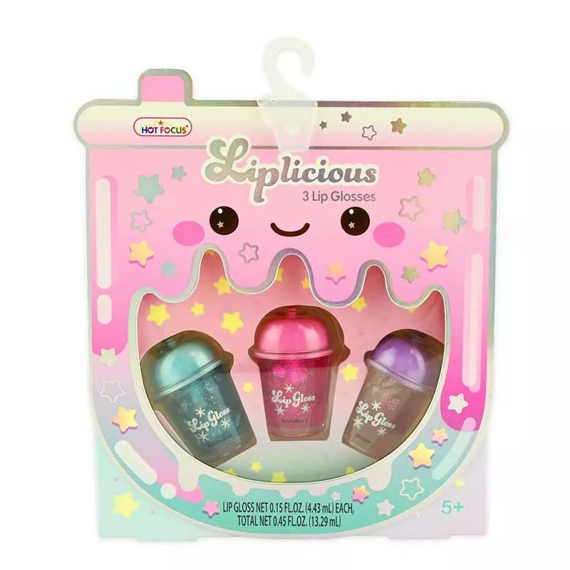 Children's lip balm "Milkshake" 3 pieces, different flavors