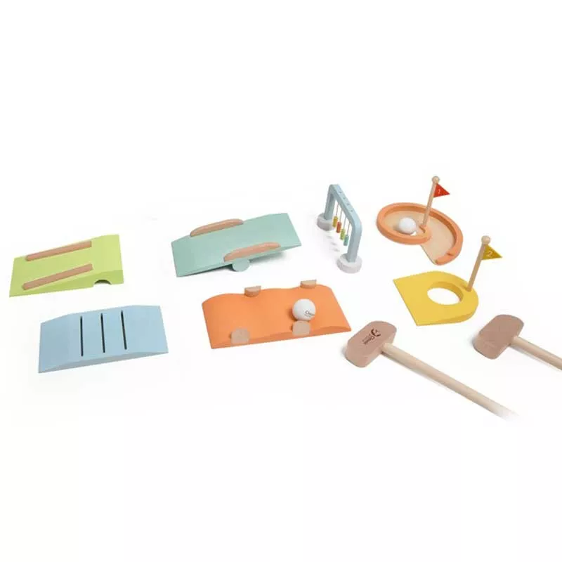 Детски дървен комплект за голф