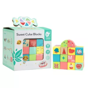Children's wooden construction set of 68 pieces - Sweets