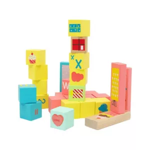 Children's wooden construction set of 68 pieces - Sweets