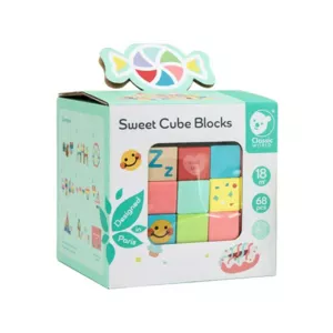 Children's wooden construction set of 68 pieces - Sweets