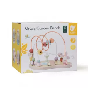 Children's wooden campfire - Colorful garden