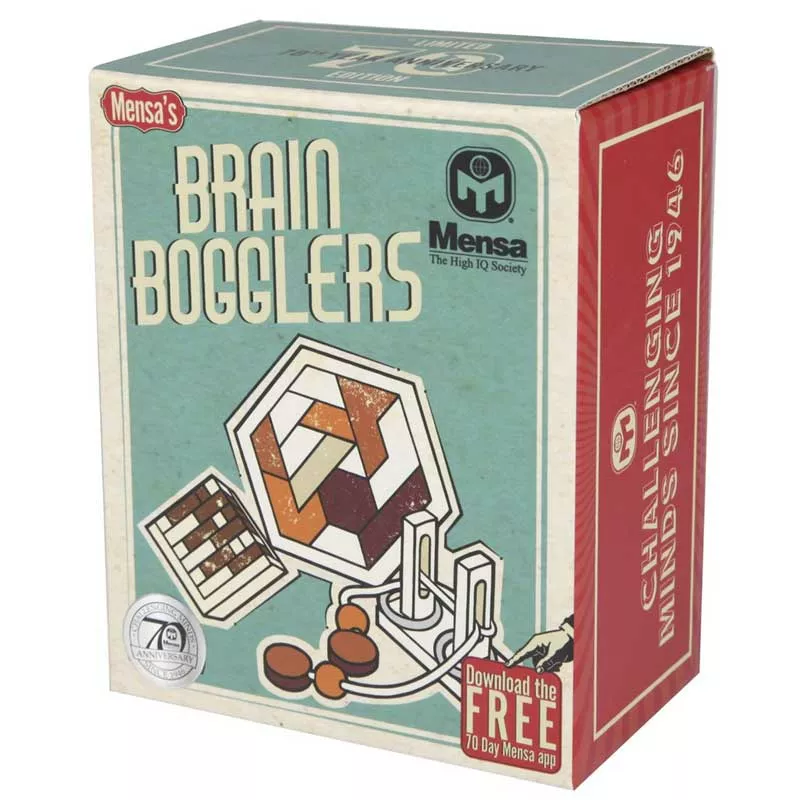 Wooden children's puzzle from the "Mensa" series 3 in 1