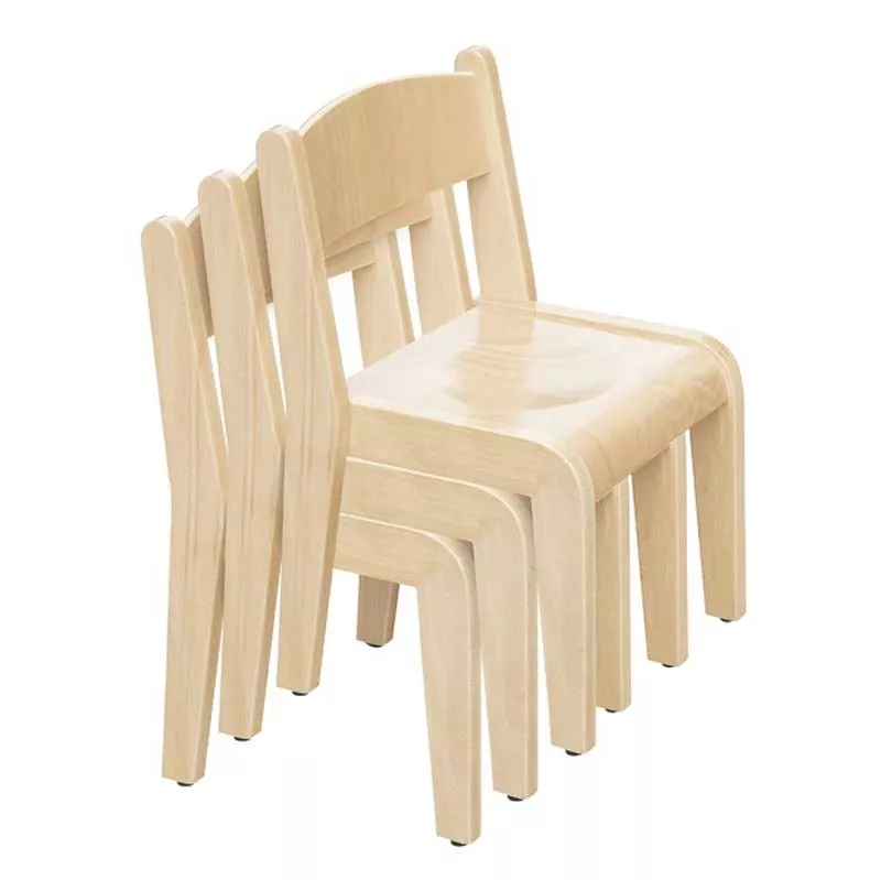 Children's wooden chair, size L