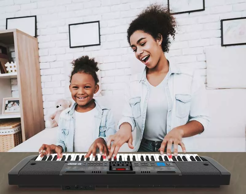 Piano with illuminating teaching keys - 5 octaves G-500