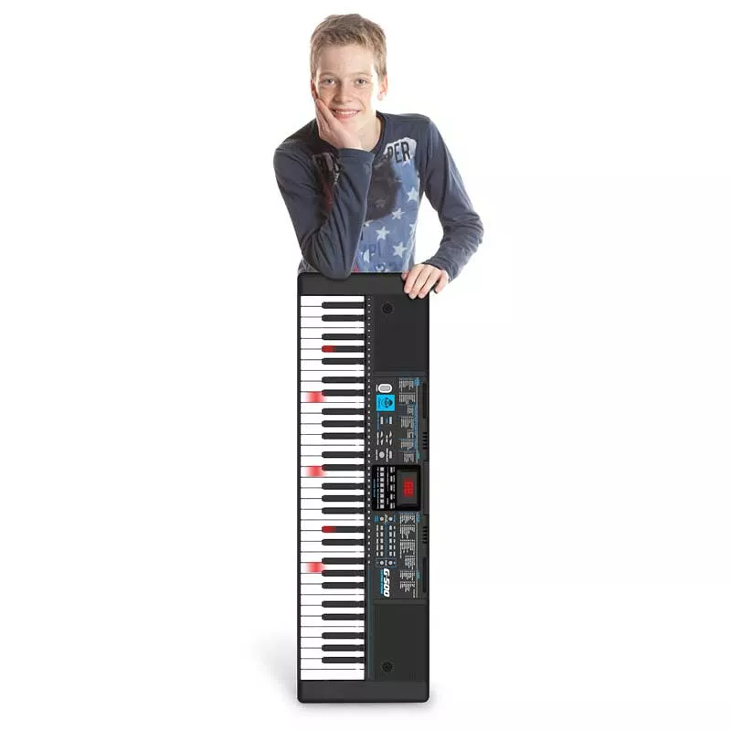 Piano with illuminating teaching keys - 5 octaves G-500