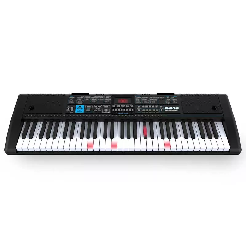 Piano with illuminating teaching keys - 5 octaves G-500