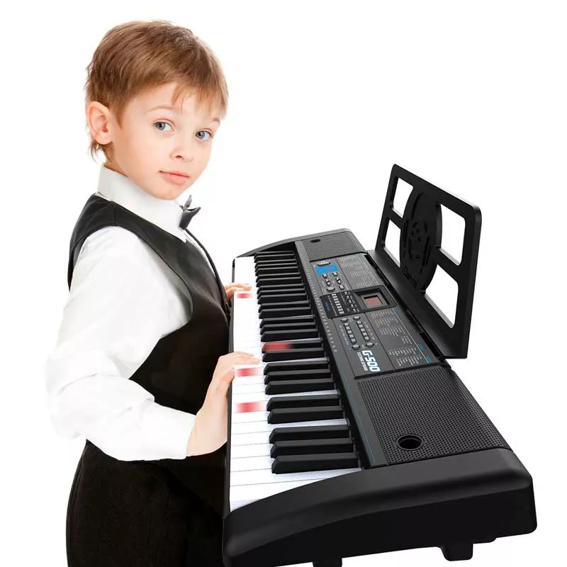 Piano with illuminating teaching keys - 5 octaves G-500