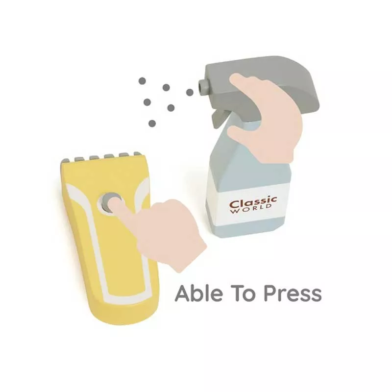 Children's hairdressing set with belt