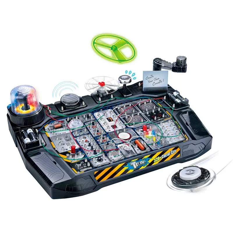 Children's set of 328 experiments with electrical circuits