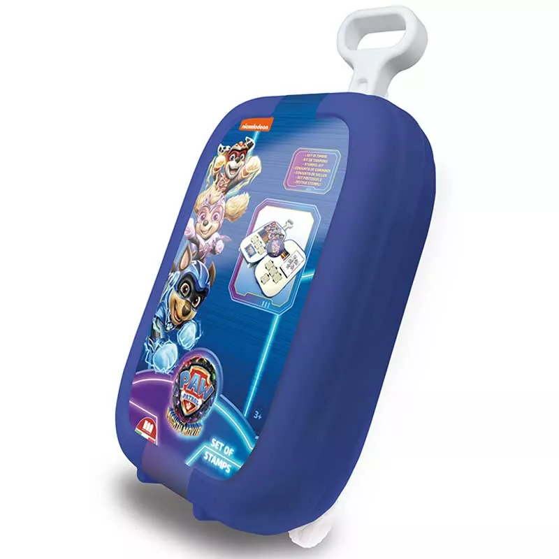 Детски комплект за рисуване "Пес Патрул Супер филмът" в куфарче на колелца - за момче