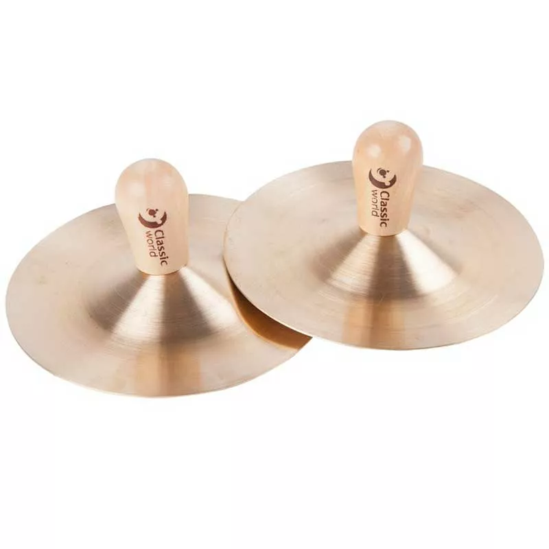 Children's set of cymbals (medium size), 15 cm