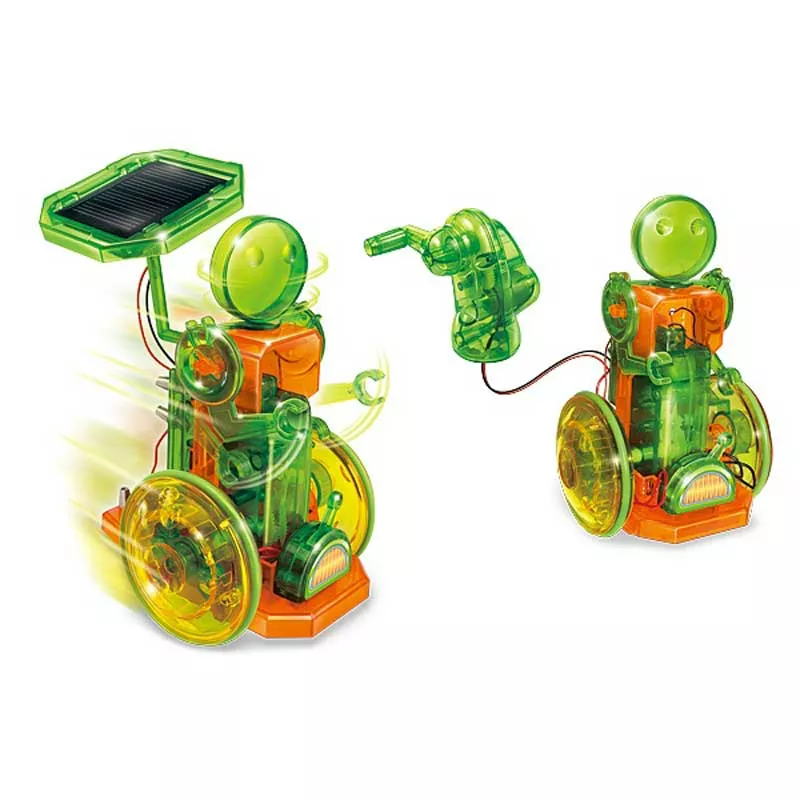 Children's educational kit for making a solar robot
