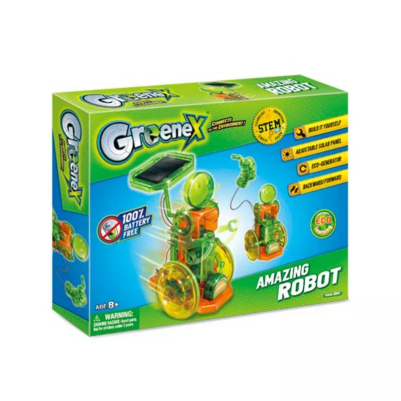 Children's educational kit for making a solar robot