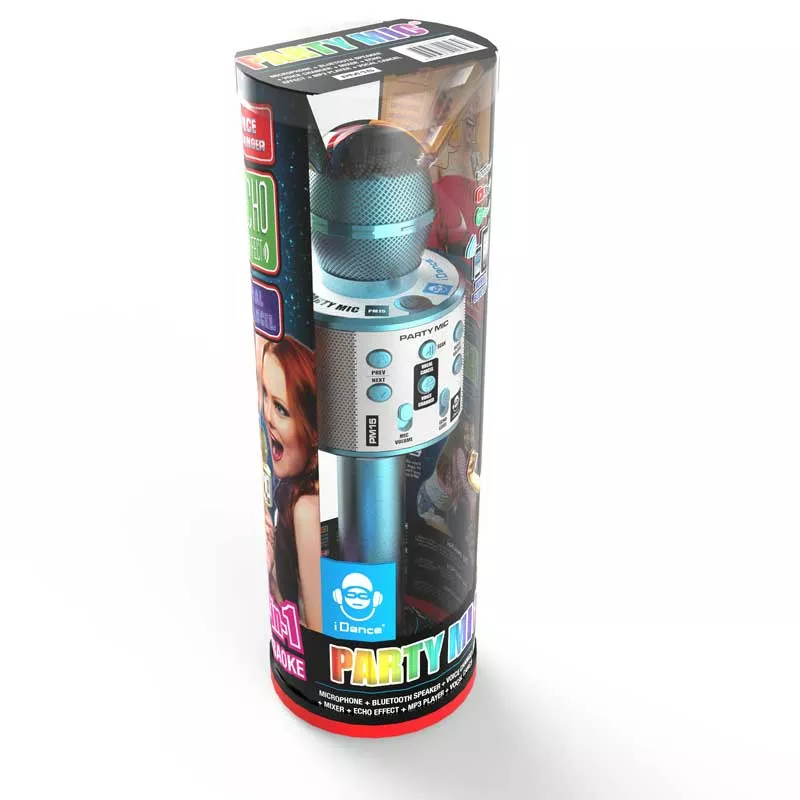 Children's karaoke microphone - blue