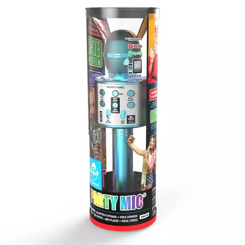 Children's karaoke microphone - blue