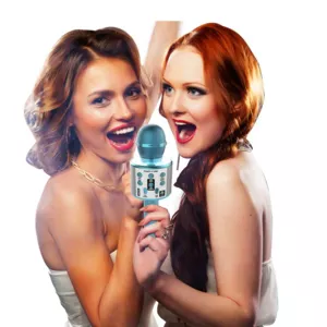 Children's karaoke microphone - blue