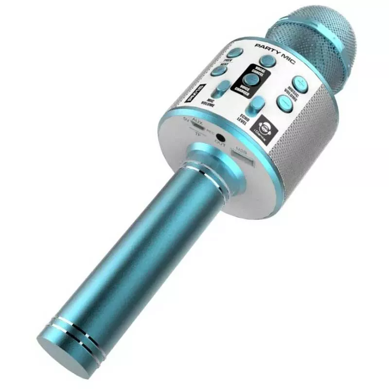 Children's karaoke microphone - blue