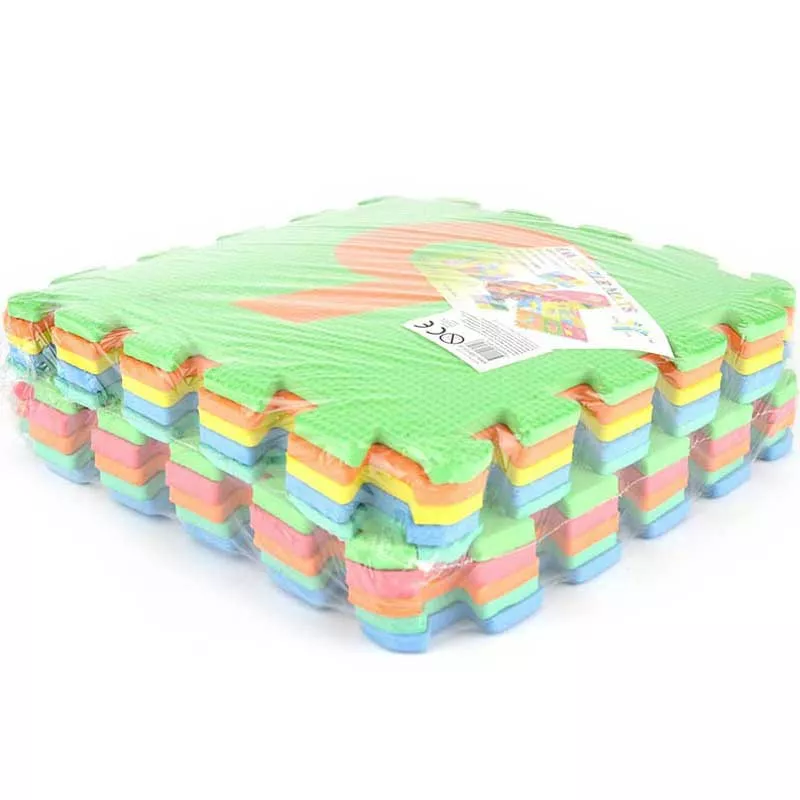 Children's puzzle carpet made of EVA foam, with numbers (0-9), 29x29cm