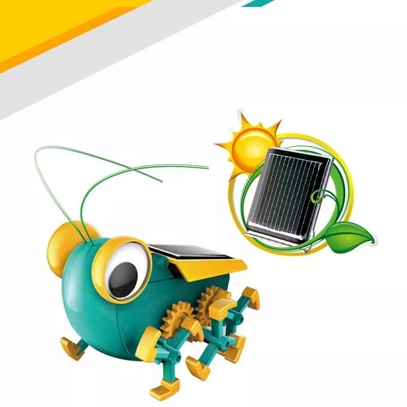 Children's robot "Solar ladybug-detective"