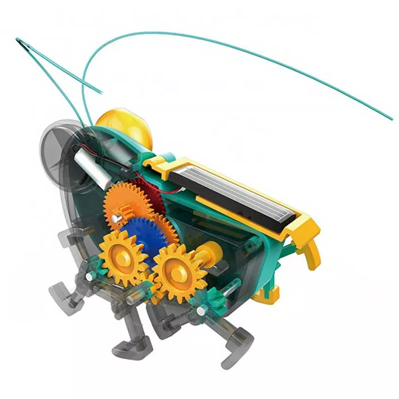 Children's robot "Solar ladybug-detective"