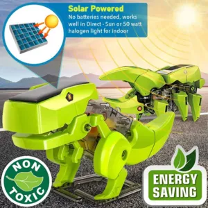 Children's solar robot - 4 in 1, Dinosaur