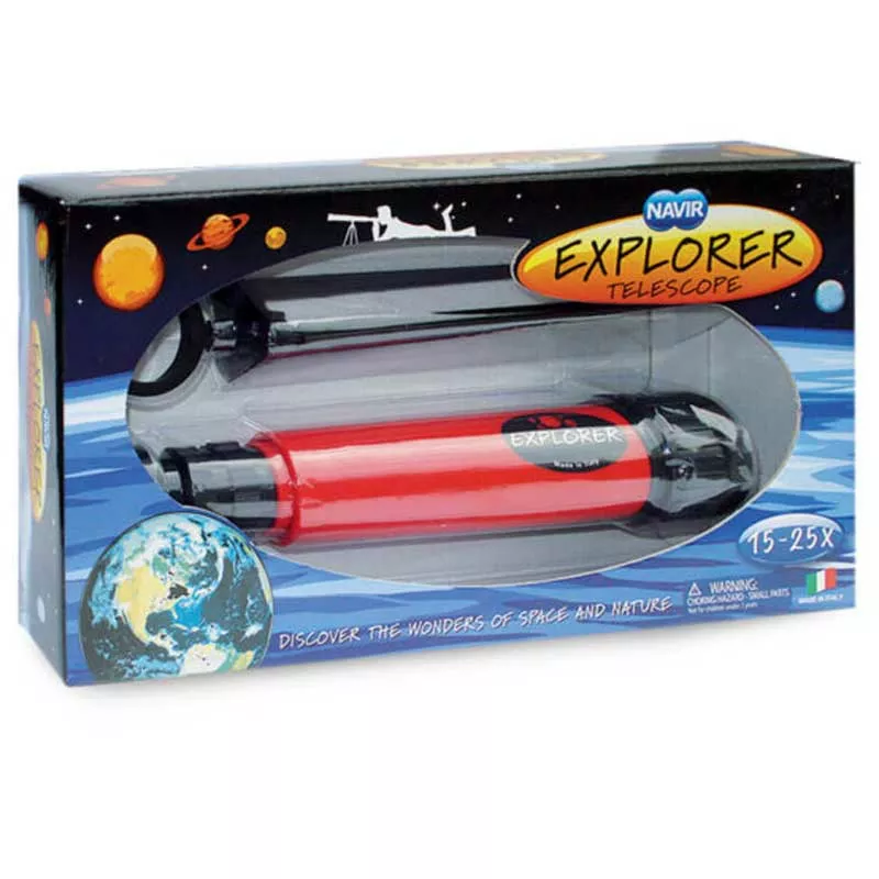 Children's telescope with tripod NAVIR Explora, 15-25x35, green